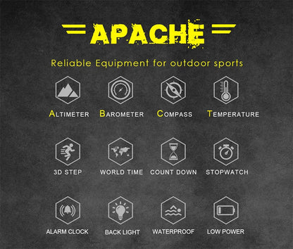 NORTH EDGE Men's sport Digital watch Hours Running Swimming Military Army watches Altimeter Barometer Compass waterproof 50m.